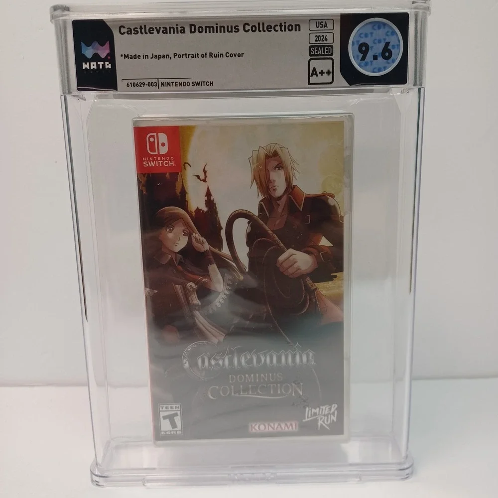 Castlevania Dominus Collection Dawn Of Sorrow Switch WATA 9.6A++ Limited Run#251